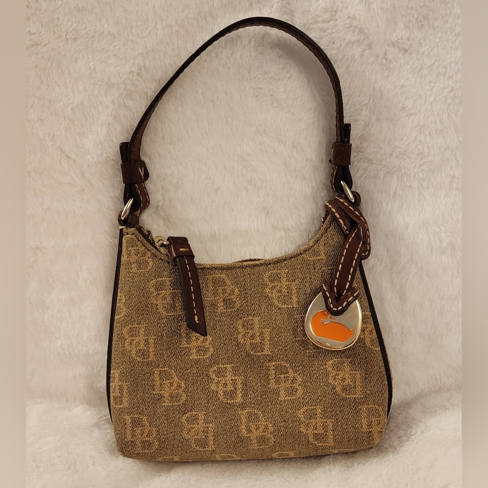 Dooney and Bourke Brown Mini Bitsy Bag
